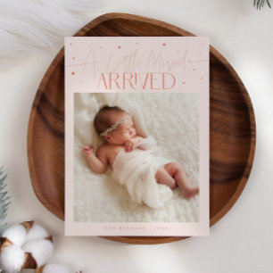 Anuncio Pequeño milagro Navidad melocotón foto nacimiento 