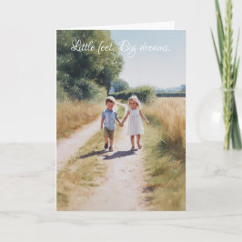 Anuncio Pequeños pies. Grandes sueños.