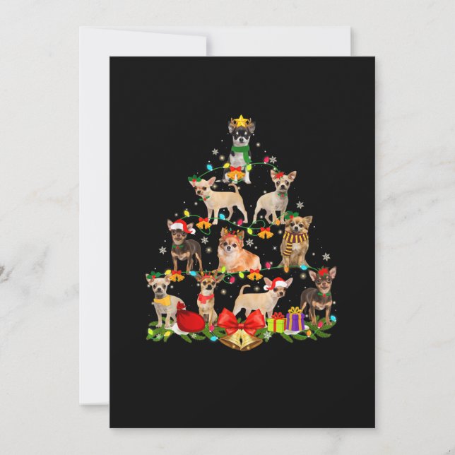 Anuncio Perro Lover Regalos Chihuahua Árboles Navidades Lu (Anverso)