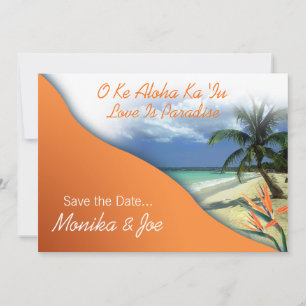 Anuncio personalizado de Monika para Save The Date
