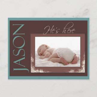 Anuncio personalizado de nuevo bebé