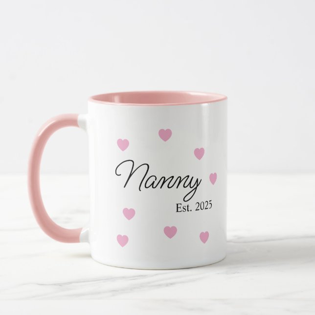 Anuncio personalizado de nuevo bebé, Taza de nueva (Izquierda)