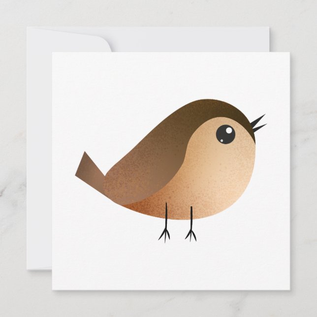 Anuncio Personalizado de pájaro de Sparrow (Anverso)