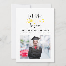 Anuncio Personalizado divertido adulterar la graduación in