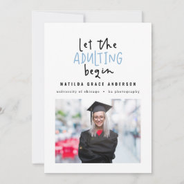 Anuncio Personalizado divertido adulterar la graduación in