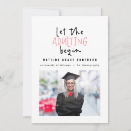 Anuncio Personalizado divertido adulterar la graduación in