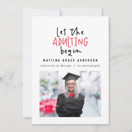 Anuncio Personalizado divertido adulterar la graduación in