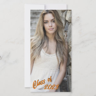 Anuncio Personalizado Foto de clase de Naranja larga y del