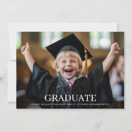 Anuncio Personalizado Kindergarten 3 Photo Classic Graduad