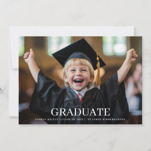 Anuncio Personalizado Kindergarten 3 Photo Classic Graduad