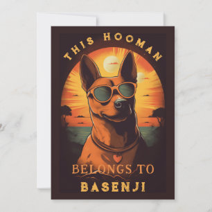 Anuncio Personalizado padre de perro de Basenji