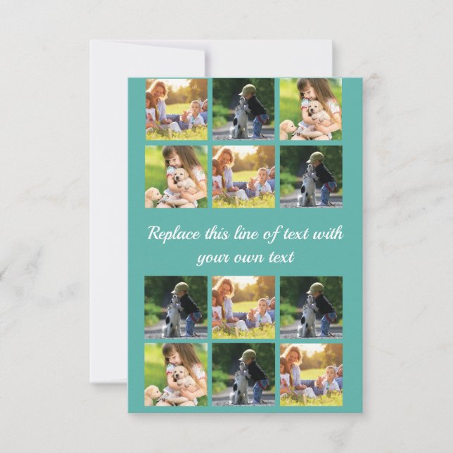 Anuncio Personalizar el collage de fotos y el Funda de tex (Anverso)