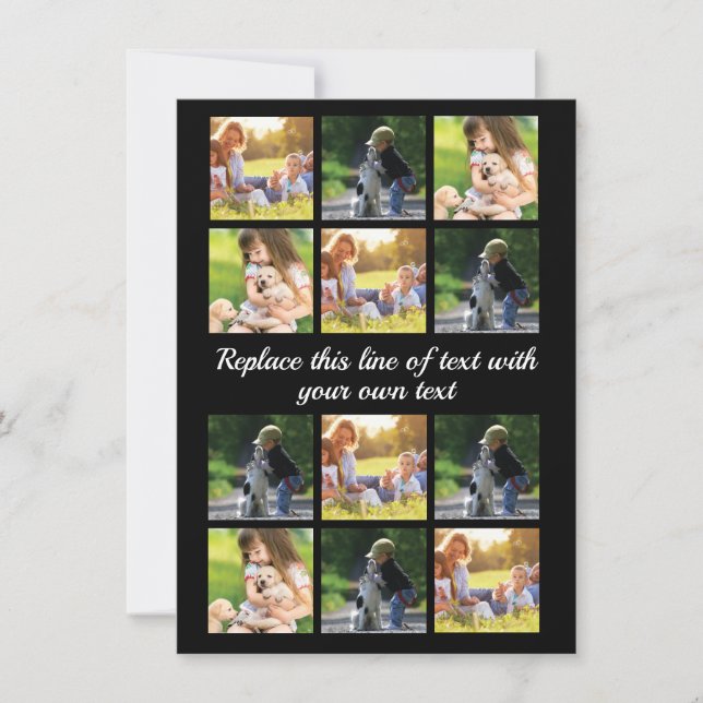 Anuncio Personalizar el collage de fotos y el Funda de tex (Anverso)