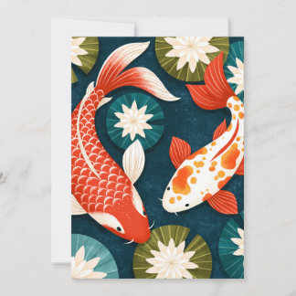 Anuncio Pez Koi Japonés Jardín Zen Flores de Loto