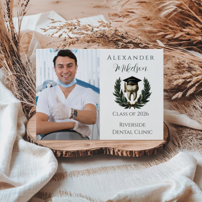 Anuncio Photo Gold Laurel Tooth Graduation Party (Subido por el creador)