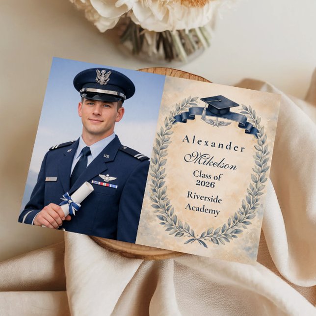 Anuncio Photo Military Air Force Graduation Theme (Subido por el creador)