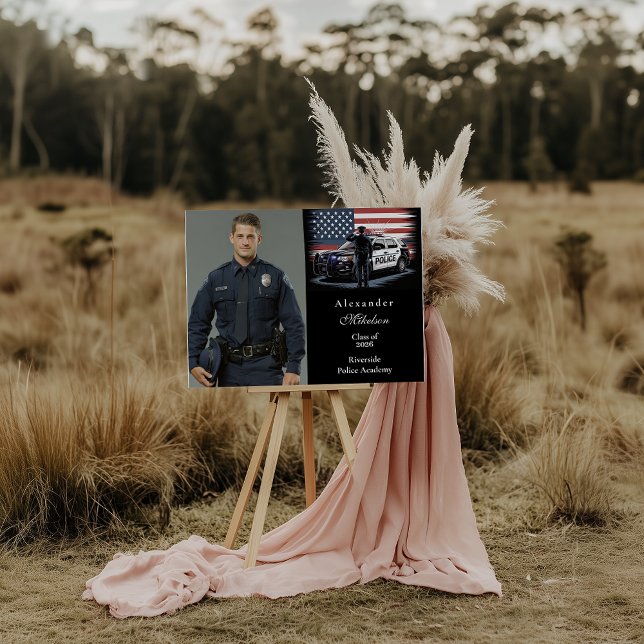 Anuncio Photo Patriotic Police Officer Graduation (Subido por el creador)