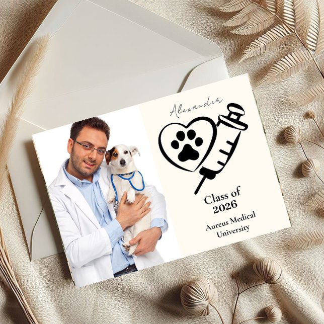 Anuncio  Photo Veterinary Medicine Paw Graduation Party (Subido por el creador)