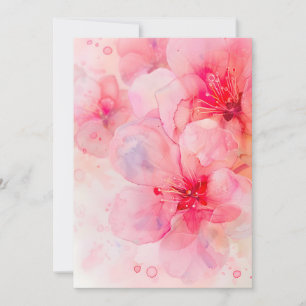Anuncio Pink Petal Elegance Watercolor