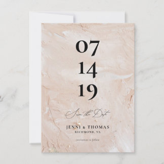 Anuncio Pink Save the Date