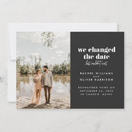 Anuncio Pizarra Cambiamos la fecha pero no pudimos esperar