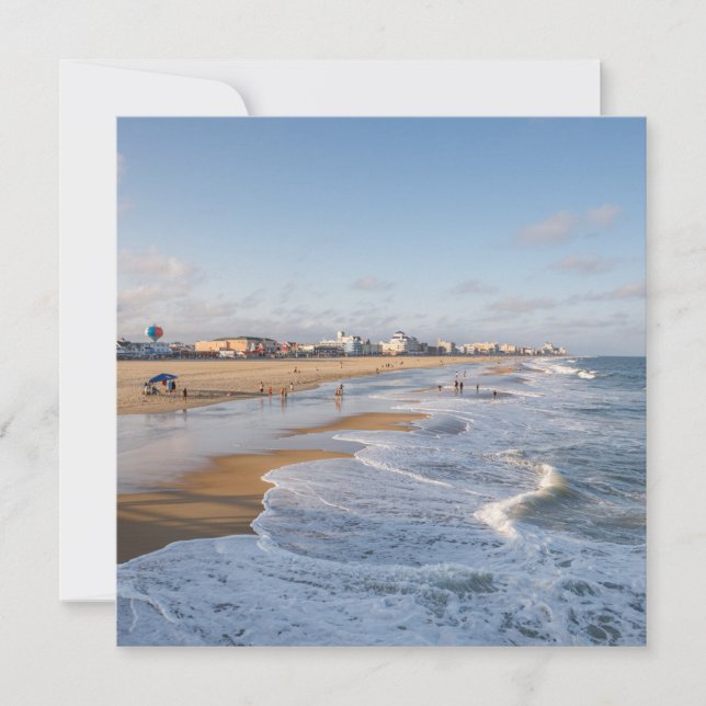 Anuncio Playa de Ocean City, Maryland (Anverso)