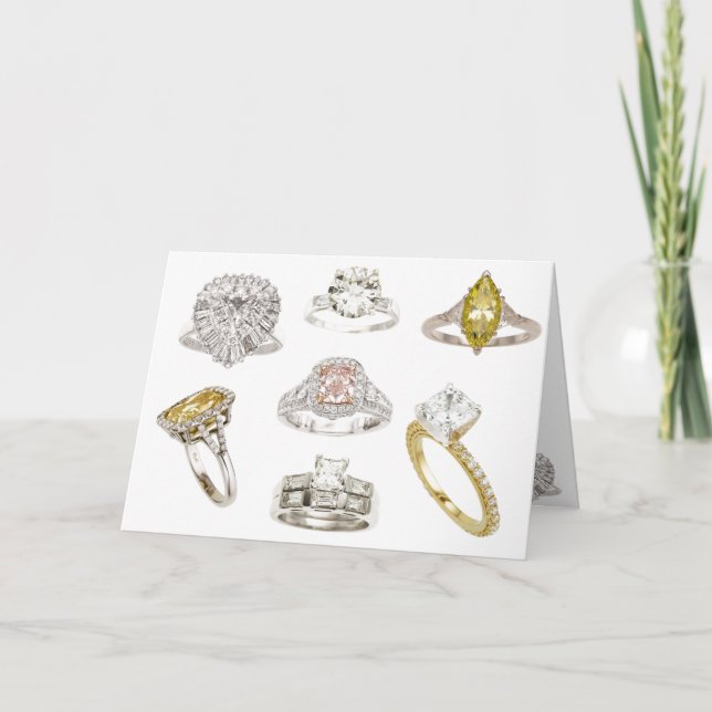Anuncio Ponga Un Anillo En Los Anillos De Compromiso En Bl (Anverso)