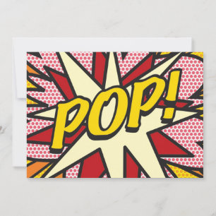 Anuncio POP Arte Pop de Libro Cómic Retro Divertido Tu Men