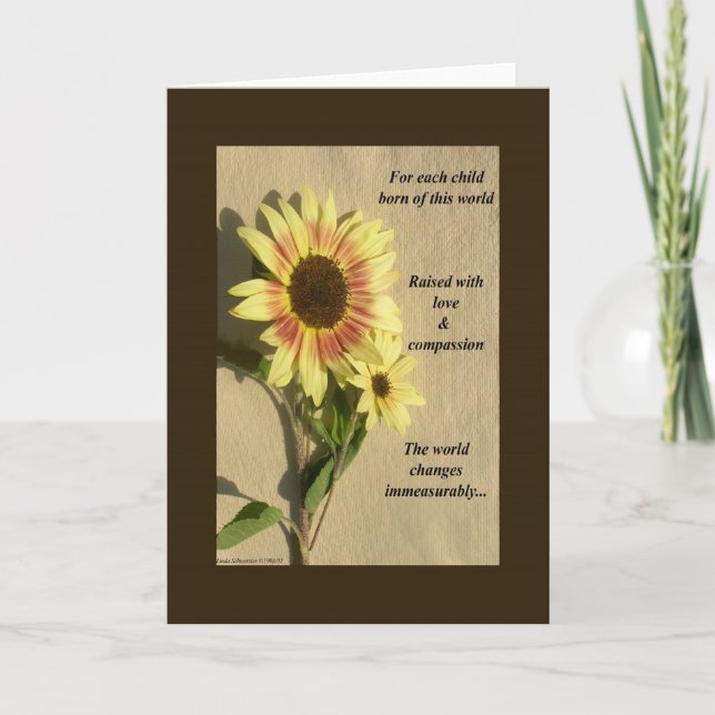 Anuncio Por cada niño nacido en este mundo (Anverso)