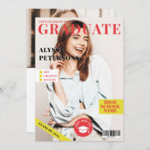 Portada de la revista 2 fotos de la graduación de 