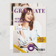 Portada de la revista 2 fotos de la graduación de 