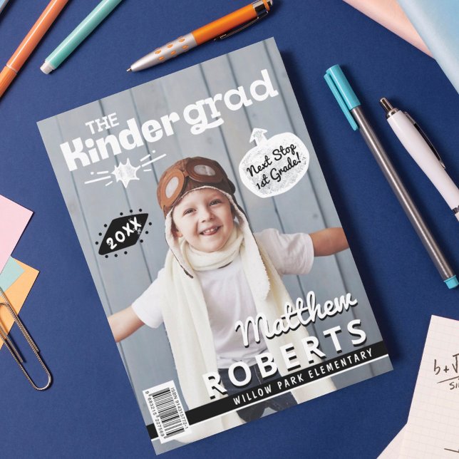 Anuncio Portada de la revista Kinder Grad Fun Kindergarten (Subido por el creador)