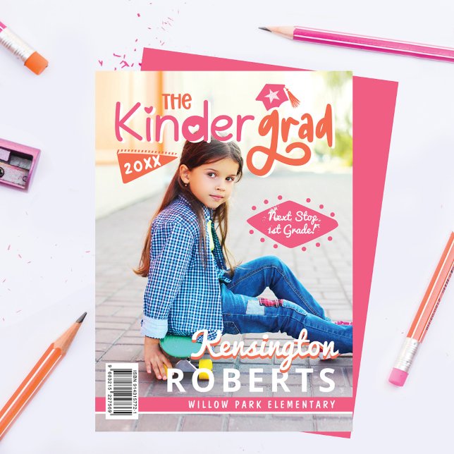 Anuncio Portada de la revista Kinder Grad Fun Kindergarten (Subido por el creador)