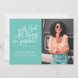 Anuncio Posible con la graduación de la foto de la Escritu