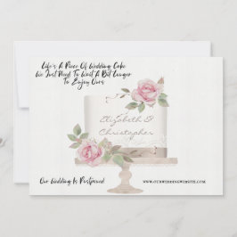 Anuncio Posponen cambio de plan gracioso de boda Cake