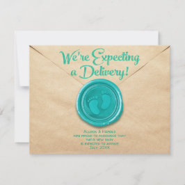 Anuncio Pregnancy Flat Announcement Card