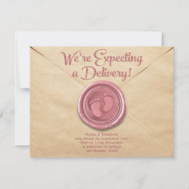 Anuncio Pregnancy Flat Announcement Card