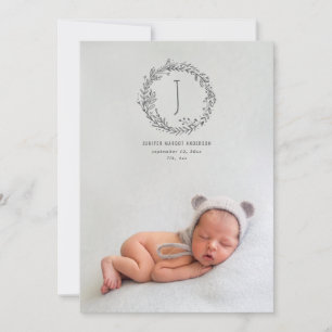 Anuncio Presentación del nacimiento de una foto de rama a 