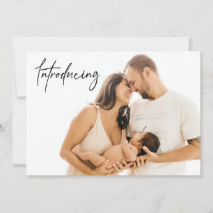 Anuncio Presentamos a Baby BOY Birth Personalizado fotos d