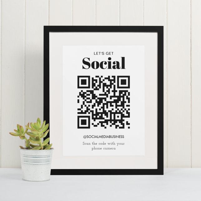 Anuncio Presupuesto Simple Obtengamos Código QR de Redes S (Front)