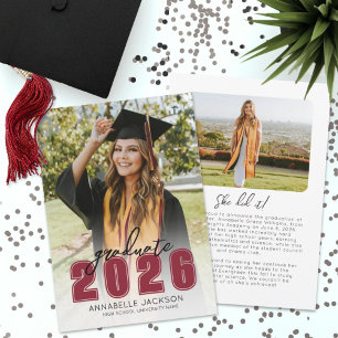 Anuncio Promoción 2026 Foto Graduación