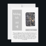 Anuncio Promoción de lista de correo electrónico de bienve<br><div class="desc">Nuestra plantilla de Invitación de correo electrónico de vacaciones es para que usted anuncie una próxima oferta o venta! Diseñado exclusivamente para los propietarios de pequeñas empresas, este moderno modelo de moda en blanco y gris prepara el terreno para cualquier campaña estacional. Con su estética contemporánea y su perfecta integración...</div>