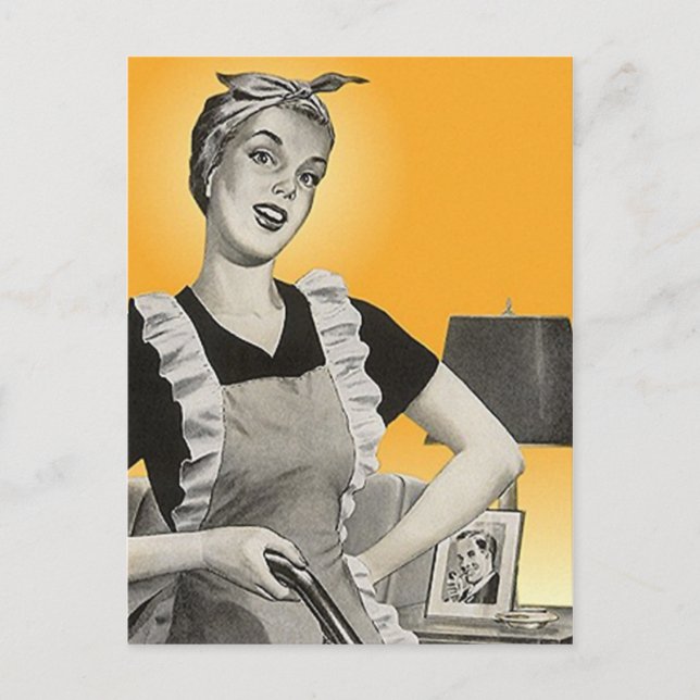 Anuncio promocional de postales para servicio de l (Anverso)