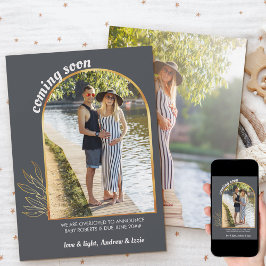 Anuncio Próximamente Arco de Oro 2 Foto Gris Embarazo