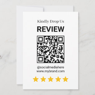 Anuncio Publicación simple de revisión QR para redes socia