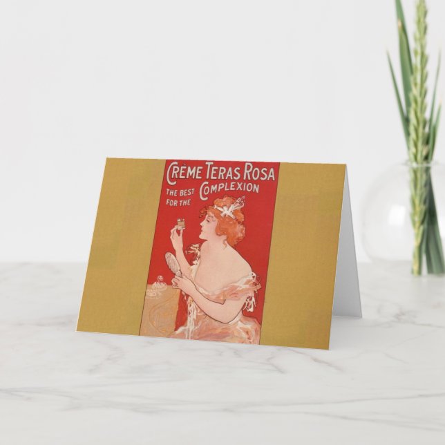 Anuncio Publicidad de belleza vintage (Anverso)