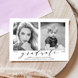 Anuncio Purple | Now and Then Photo Graduation