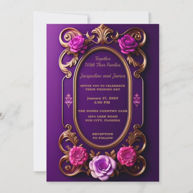 Anuncio Púrpura majestuoso (Anverso)