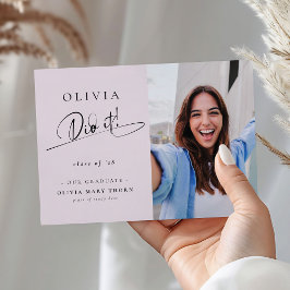 Anuncio ¡Qué Elegante Lo Hizo! Foto de graduado de script