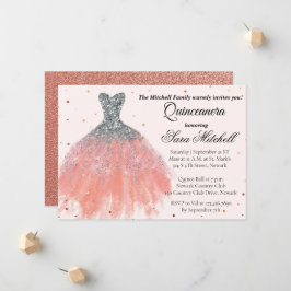 Anuncio Quinceanera Invitation, Birthday Invite for sweet